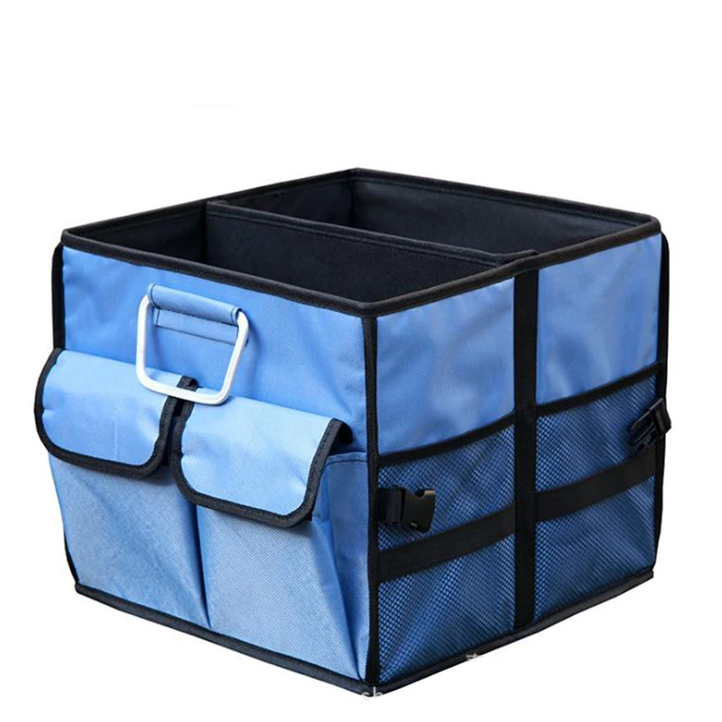 

35x35x30cm Auto Collapsible Storage Box Car Trunk Organizer Oxford Cloth Car Back Folding Portable Storage Tools Bag