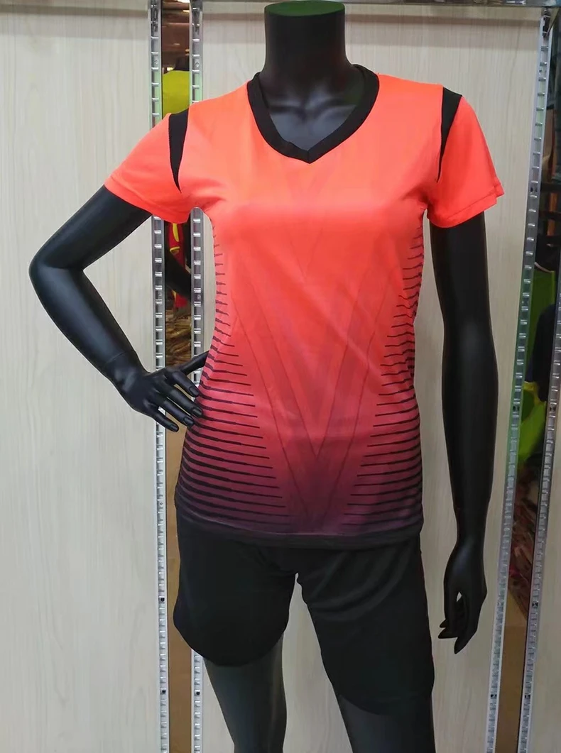 Новые женские футбольные майки наборы волейбольные спортивные костюмы женский спортивный комплект Футбольная форма майки рубашки дышащие Пользовательские печати