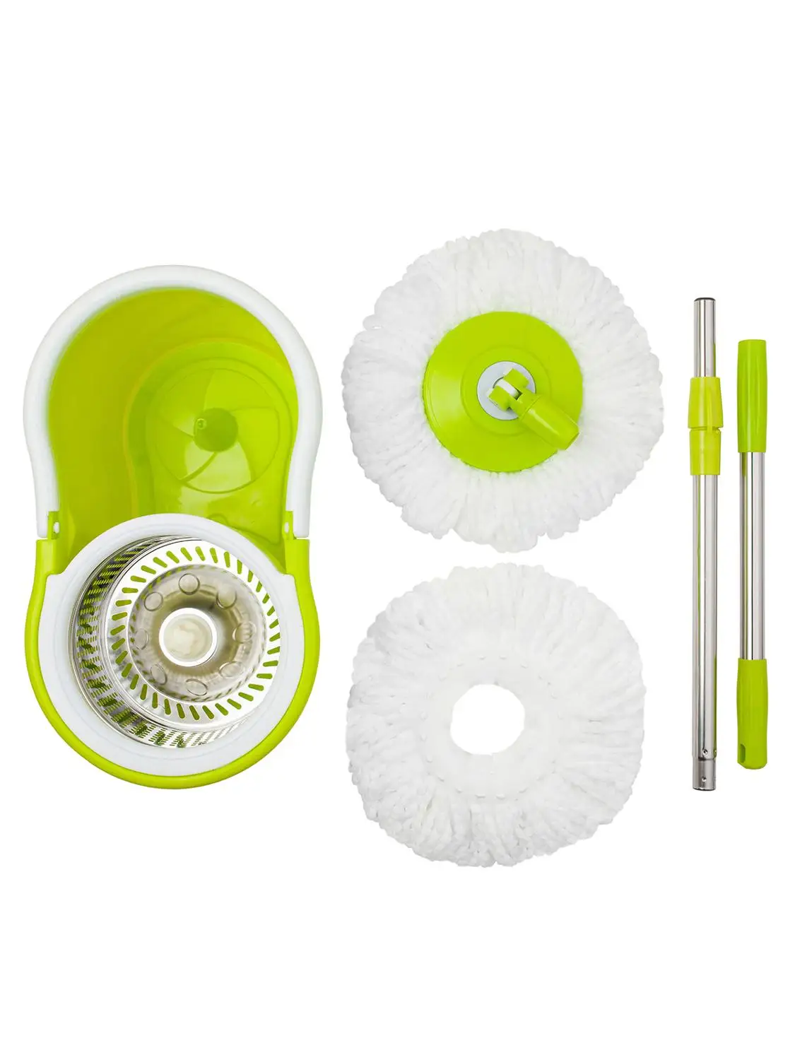 Kaufen SOKOLTEC Mopp Eimer Hand Freies Auswringen Edelstahl Mopp Selbst Nass Und Reinigung System Trockenen Reinigung Mikrofaser Mopp Spin Düse