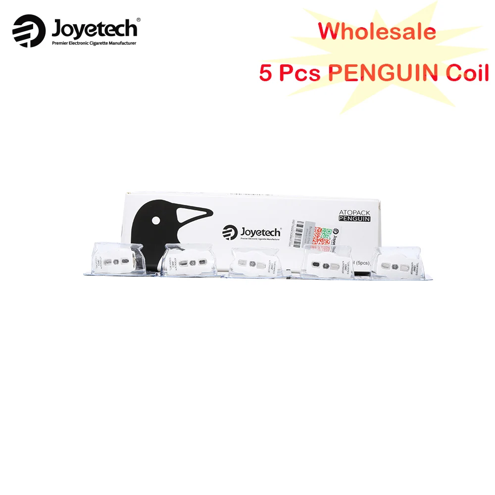 5 шт. 100% оригинальный Joyetech ATOPACK PENGUIN JVIC1 Ом JVIC2 NiCr/SS316 катушка обернутая керамической