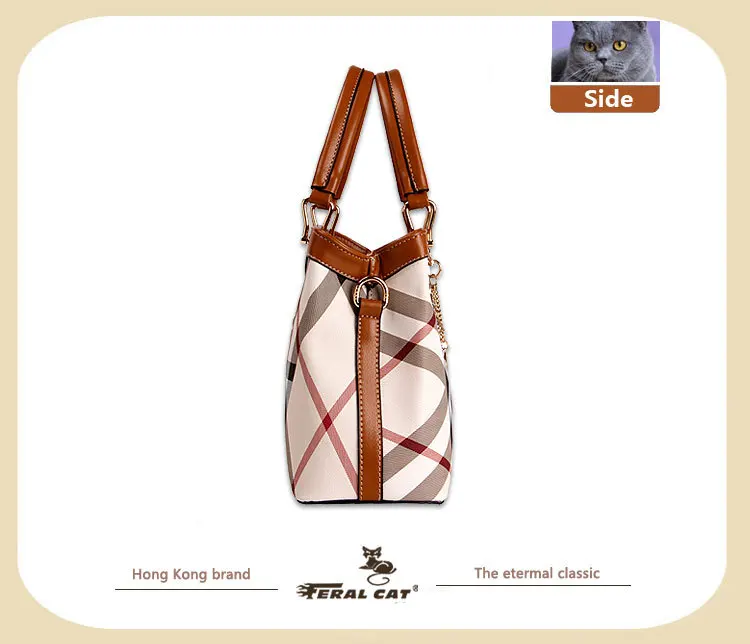 FERAL CAT 2017 Women Fashion Messenger Bags Ladies Small Leather Shoulder Bag Handbags Online HOT SALE75