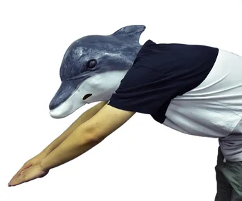 

Dolphin Animal Mask Handmade and Eco-friendly 100% Latex for Party Masks