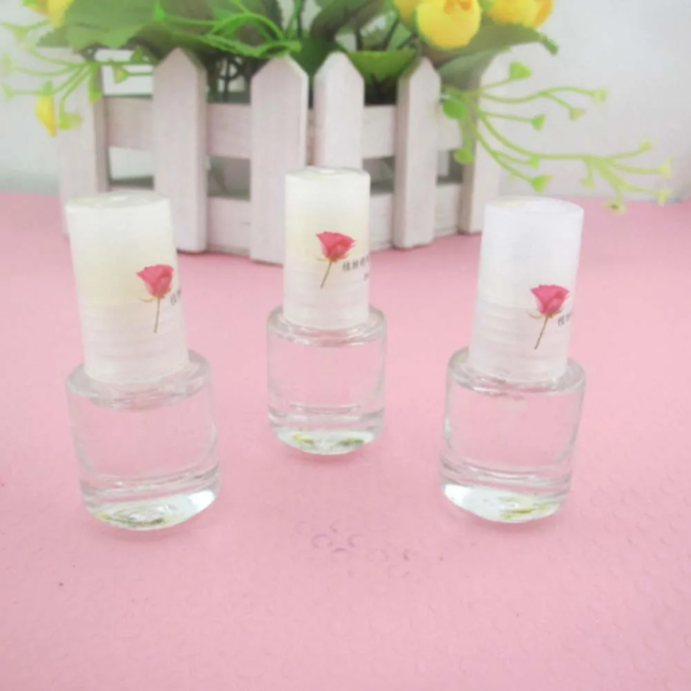 

1pcs Plant Full Transparent Nail Art Armor Oil Diamond Bright Nail Gel Top Coat UV Nail Gel Polish Professional