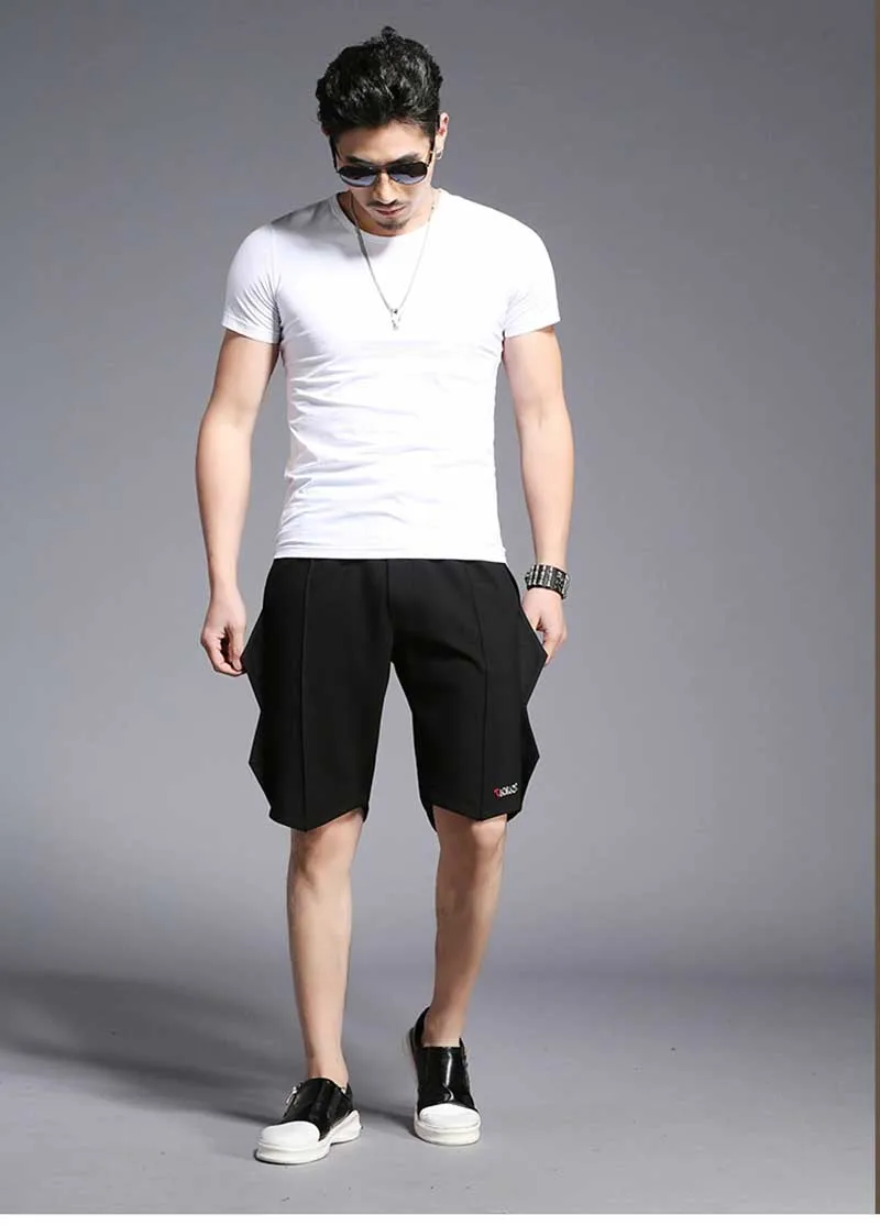 Новые модные летние Сращенные Мужские Короткие повседневные шорты в стиле пэчворк уличные пляжные шорты, для пляжа короткие брюки мужская одежда