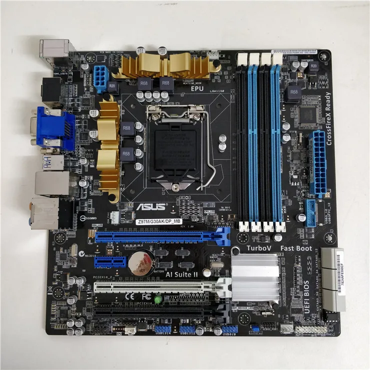 Материнская плата для ASUS Z97M/G30AK/DP_MB настольная материнская Z97 Socket LGA 1150 i3 i5 i7 DDR3 32G