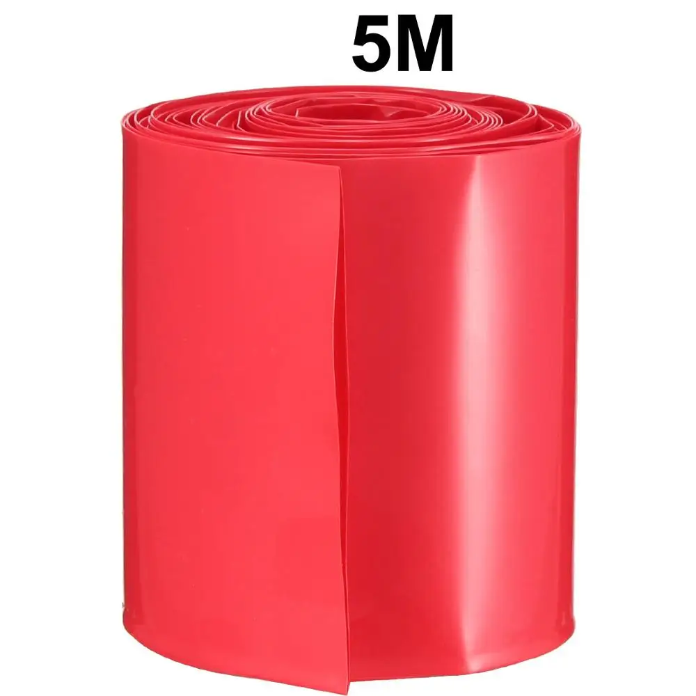 

Uxcell 5M Heat Shrink Tube 65mm PVC for AA Power Supplies Black/Red/Green/Blue/Clear/Light Green