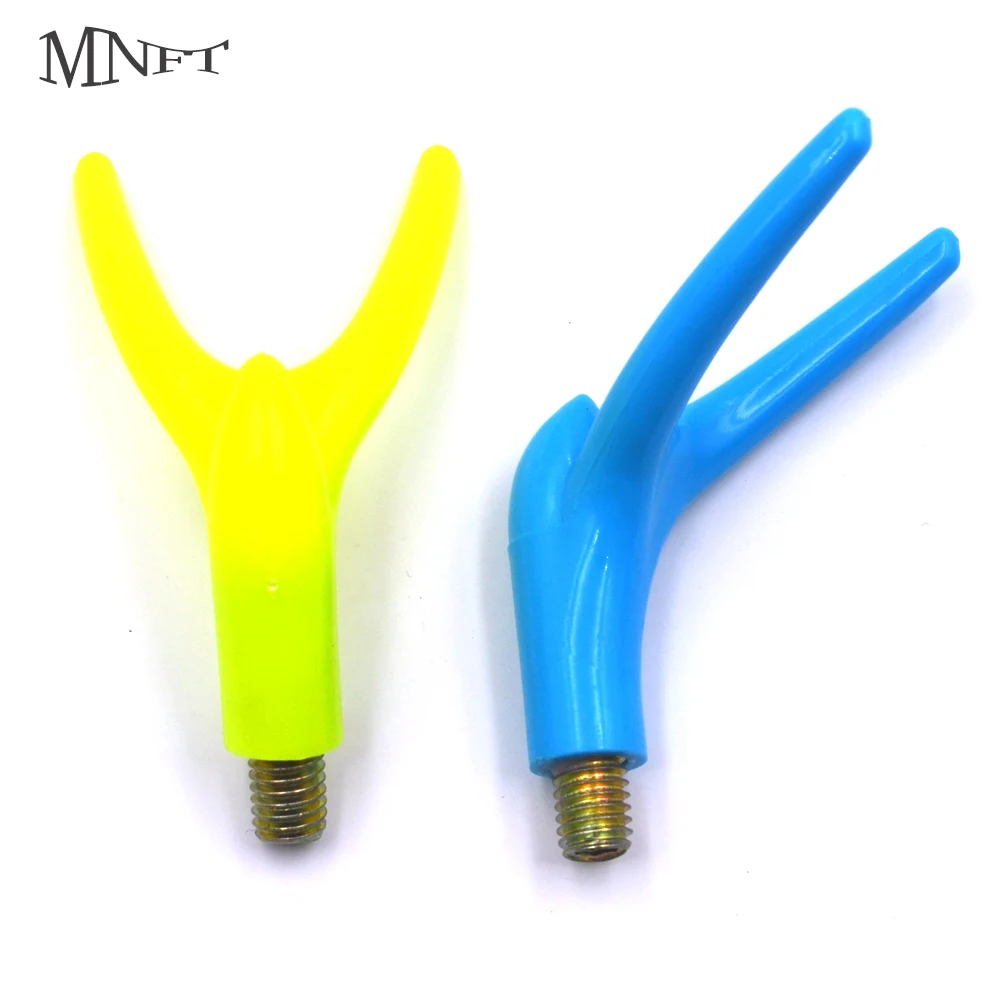 

MNFT 2Pcs x Fishing Rod Rest Pole Bracket Heads Thread Connectors Tackle Accessory Fishing Tools Pole Stand
