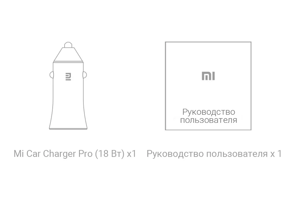 Автомобильное зарядное устройство Mi Pro