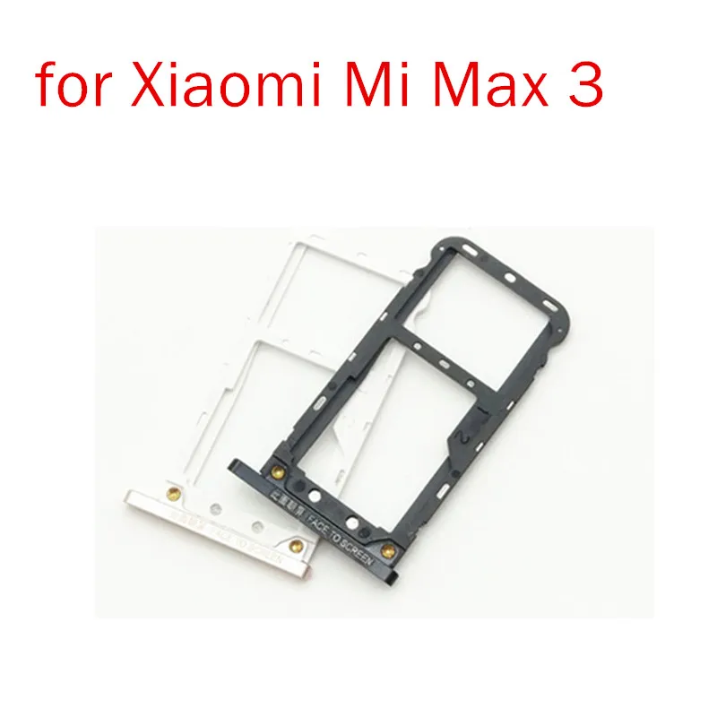 Держатель лотка для SIM карты Xiaomi Mi Max 3 держатель слота SD адаптер карт запасные