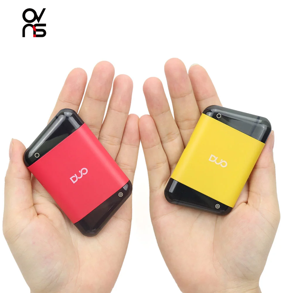Оригинальный Ovns Duo Pod Vape с 400 мАч встроенный батарейный мод 2 мл электронная