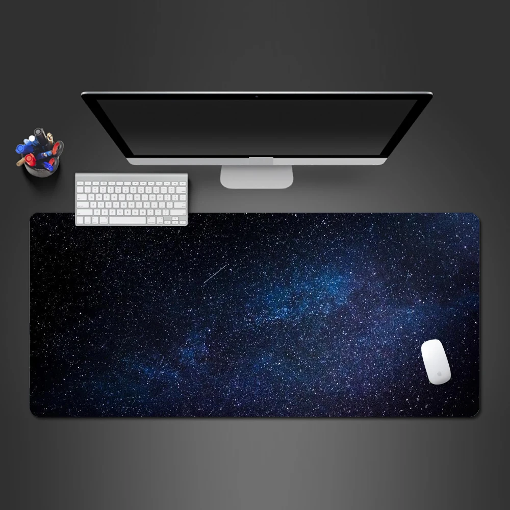 Cool Starry Sky Mouse Pad Professional PC Game Computer XL Mousepad Wot