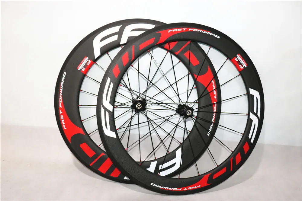 Clearance Fast forward F6R 60mm Bianchi color F4R 38mm wheels F5R 50mm road bike carbon Wheelset 3K F9R 88mm with Cheap and Good quality 5
