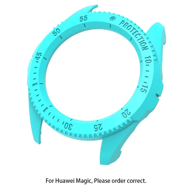 magic mint green Покрытие Жесткая Броня для huawei watch honor magic защитный чехол прозрачная накидка корпус ПК Ударопрочный против царапин Спорт - Цвет: magic mint green