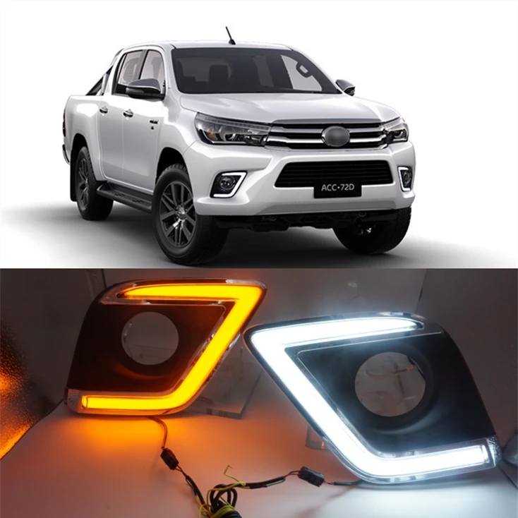 Free shipping ! 12V 6000k LED DRL Daytime running light for Toyota