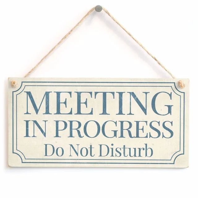 meijiafei meeting in progress do not disturb home accessory gift do not disturb office sign