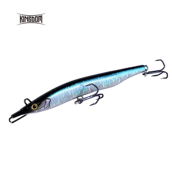 

KINGDOM Hot 4Pcs/Lots Pencil Lures Hard Baits Sinking Sandeel Needle Fish Stick Surface Fishing Tackle High Quality Model 9504