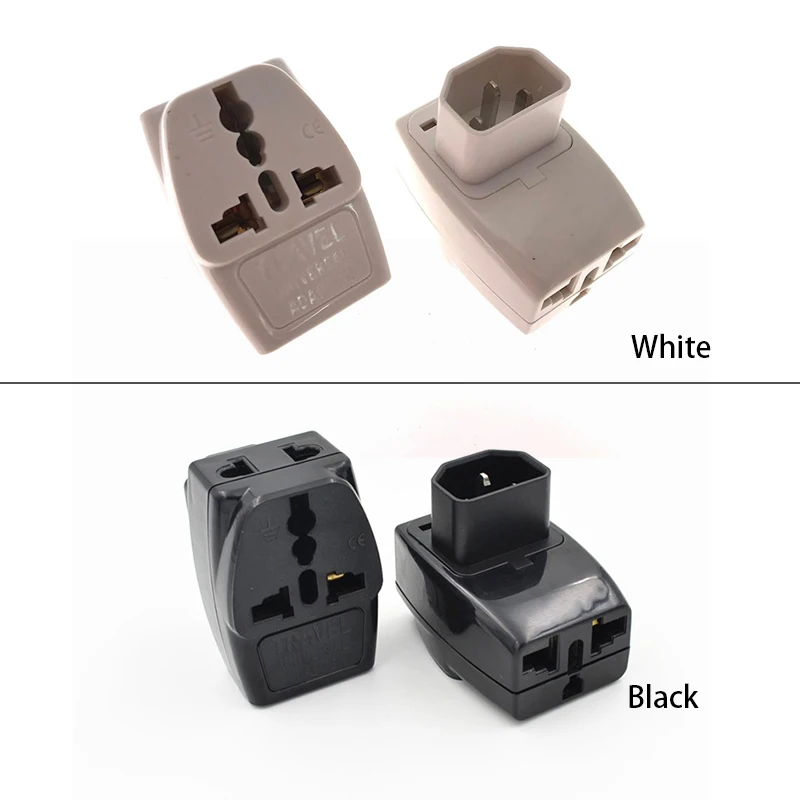 

C14-Universal Plug ,IEC320 C14 To US EU Germany Australia 1 To 3 Ways AC Power Conversion Plug Adapter Socket PDU UPS 10A/250V