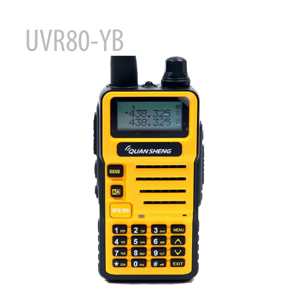 QUANSHENG UVR80-YB Дуэль диапазон радио UV136 ~ 174 400-480 МГц | Мобильные телефоны и аксессуары