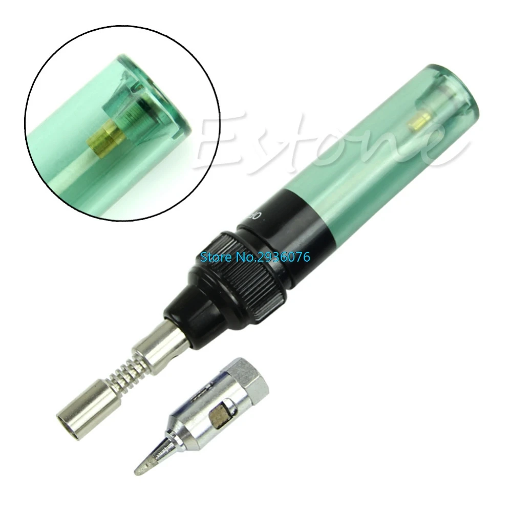 

Gas Blow Torch Soldering Solder Iron Gun Butane Cordless Welding Pen Burner MT-100