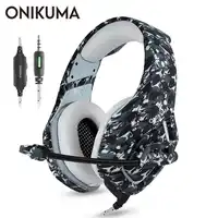 ONIKUMA K1 Casque Camouflage PS4 Headset with Mic Stereo Gaming Headphones for Cell Phone New Xbox One Laptop PC