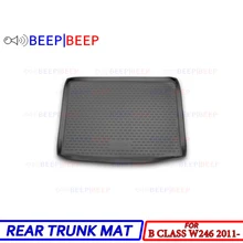 For Mercedes Benz B Class W246 2011- car trunk liner boot cargo mat tray floor carpet boot cargo rear mat car styling decoration