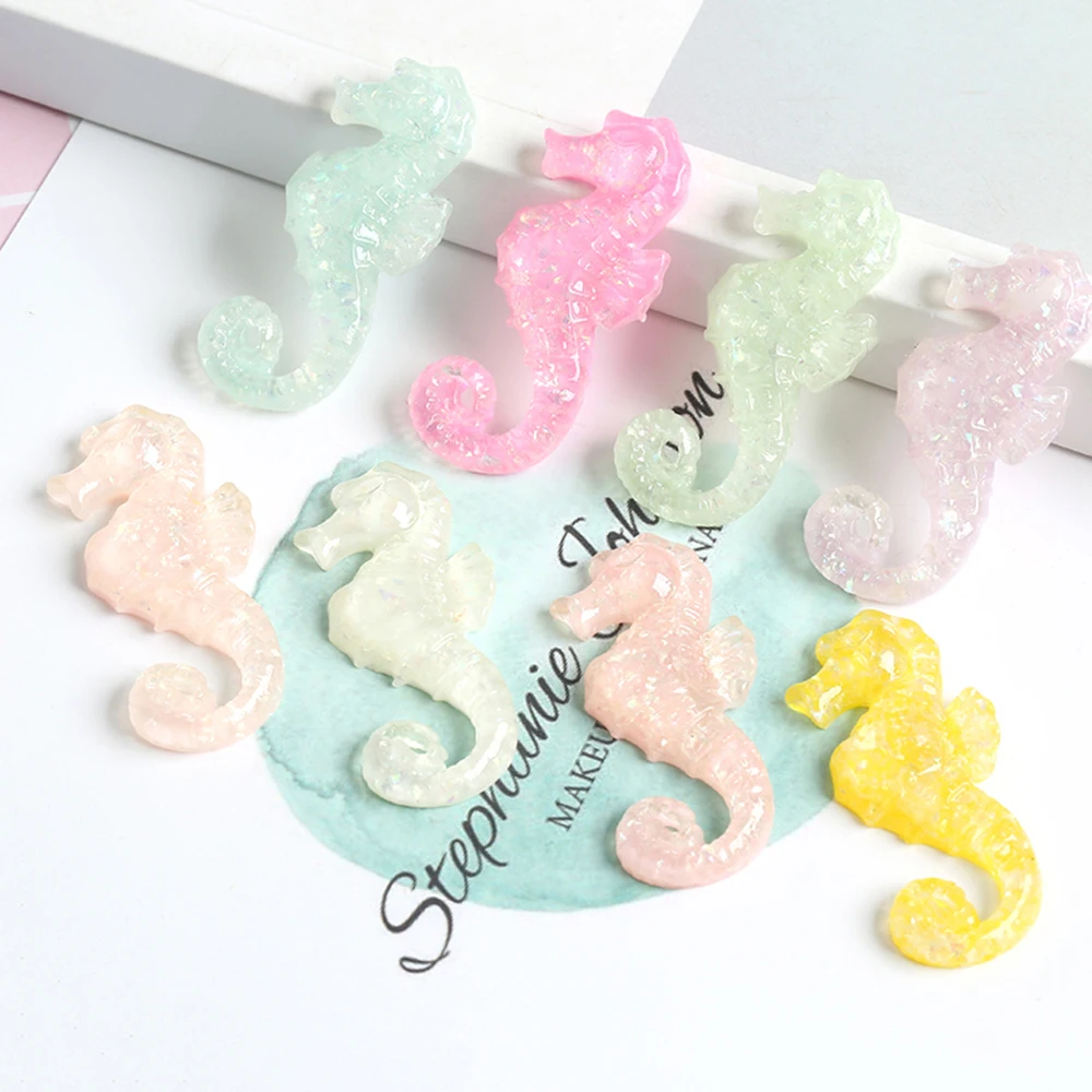 

Happy Monkey 10pcs/set Mini Slime DIY Accessories Toy Animal Seahorse Slime Supplies Filler for Clear Slime Decoration Gift Toy