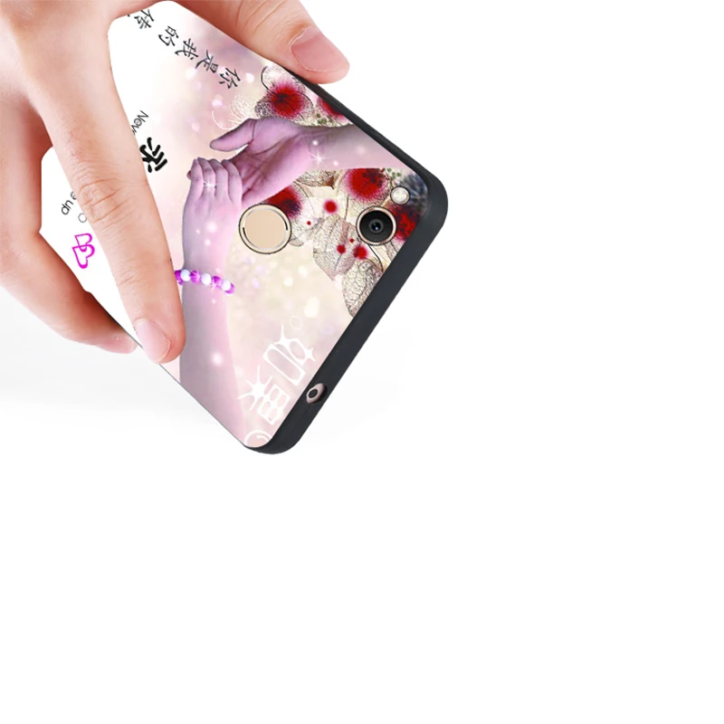 Xiaomi Redmi 4x Case Original Cover for Xiaomi Redmi 4x Case Cover Skin Wolf Fish Skull Redmi 4x Fundas 100% 5