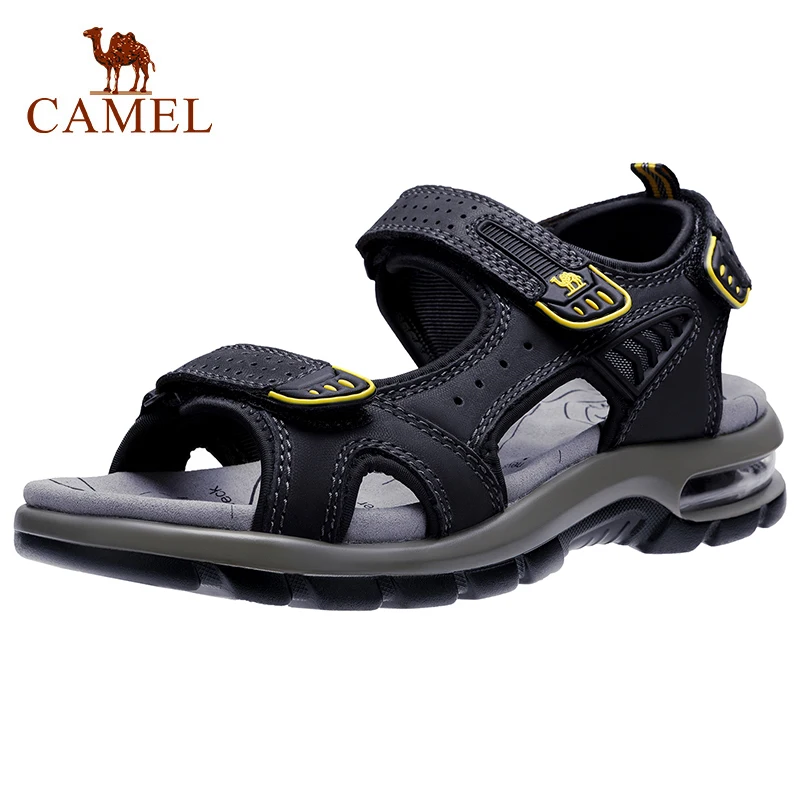 Мужские сандалии CAMEL из натуральной кожи пляжные водонепроницаемые для прогулок