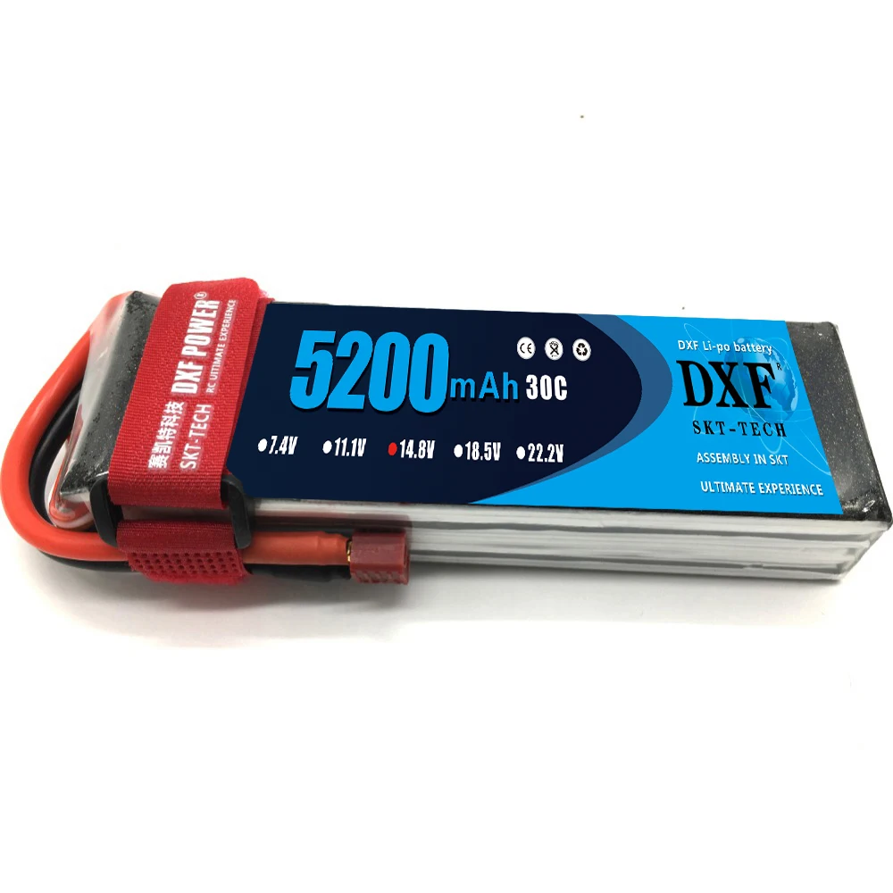 DXF 14 8 v 5200mah 30c T Plug/XT60 Plug для вертолета лодки цитаты дистанционное управление