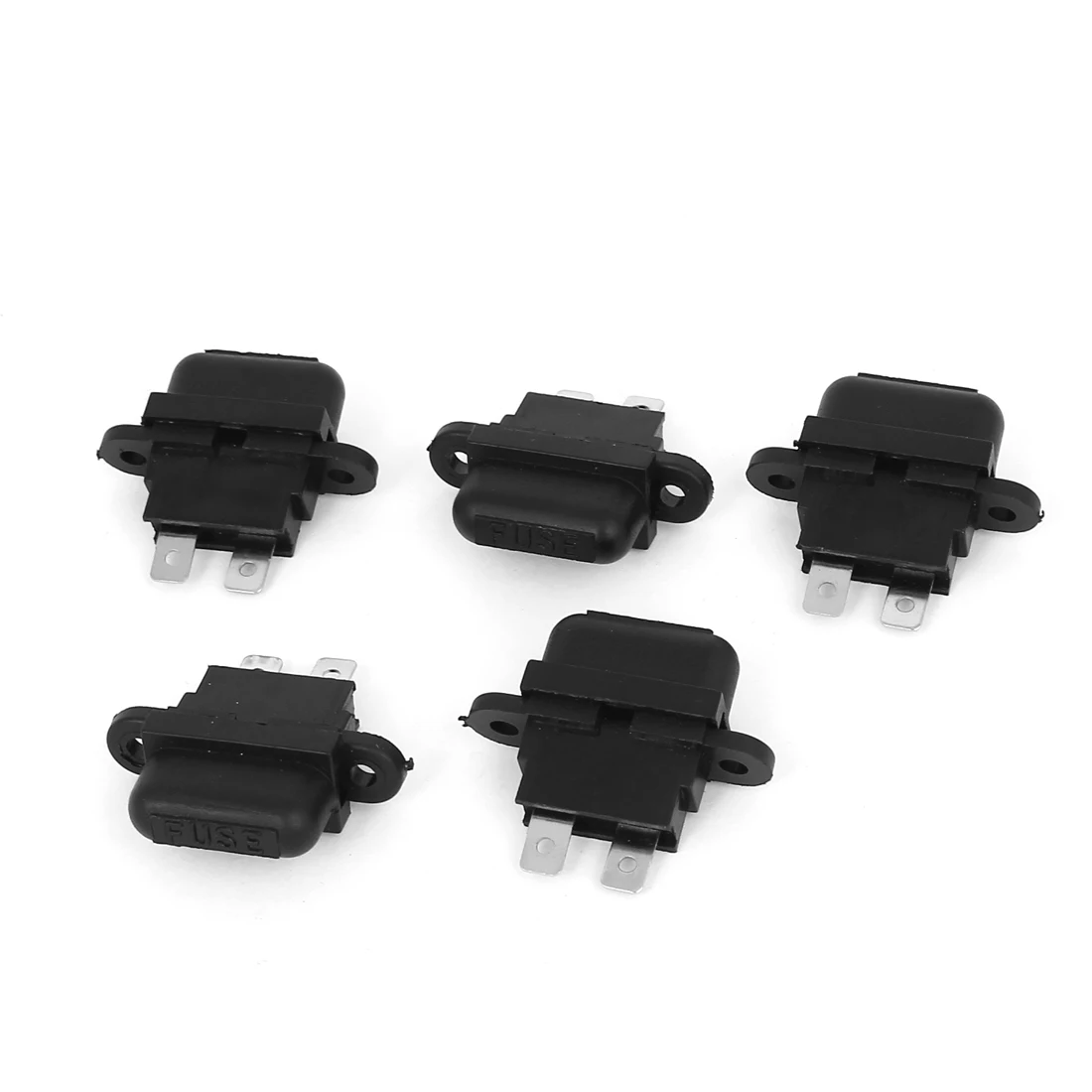 X Autohaux 40A 5Pcs Fuse Holder Car Auto Black Plastic Housing Shell Female ATO Universal For Accessories | Автомобили и