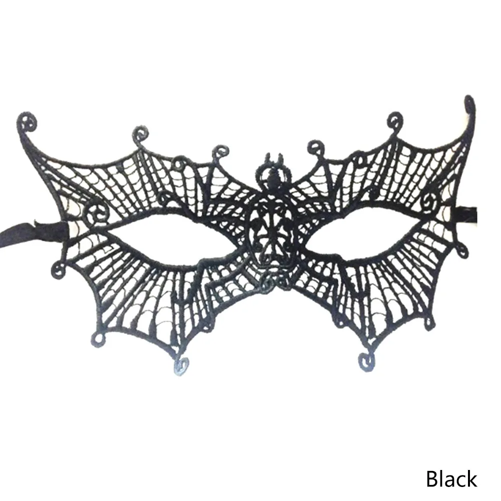 1 pcs Party Lace Masks Women Sexy Halloween Masquerade Party Spider