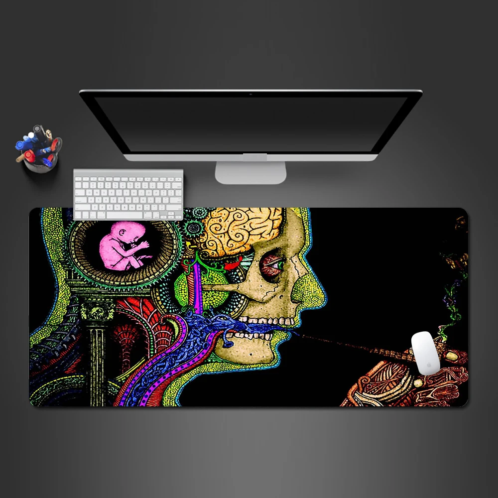 

Personal Mouse Pad Invincible Bloody Game Player Slippery Large Table Mat High Quality Computer Accessories Mouse Pad To Gaming