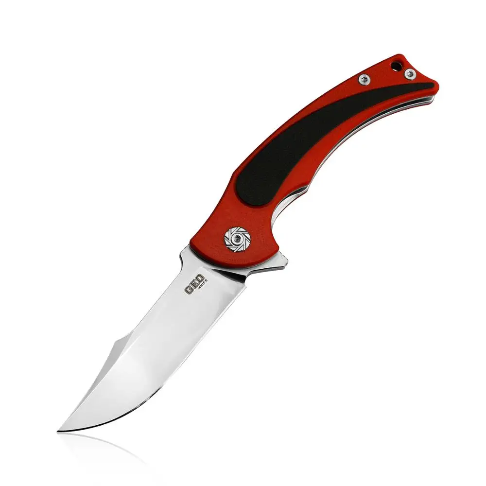 

GEO 902 Folding Knife Tactical D2 Blade with G10 Handle Pocket Survival Outdoor Camping and Hiking