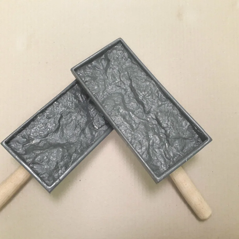 

2 pcs Polyurethane STAPMS Molds model 2019 year BEST PRICE for Concrete Plaster Wall Stone Cement Tiles Decorative wall molds