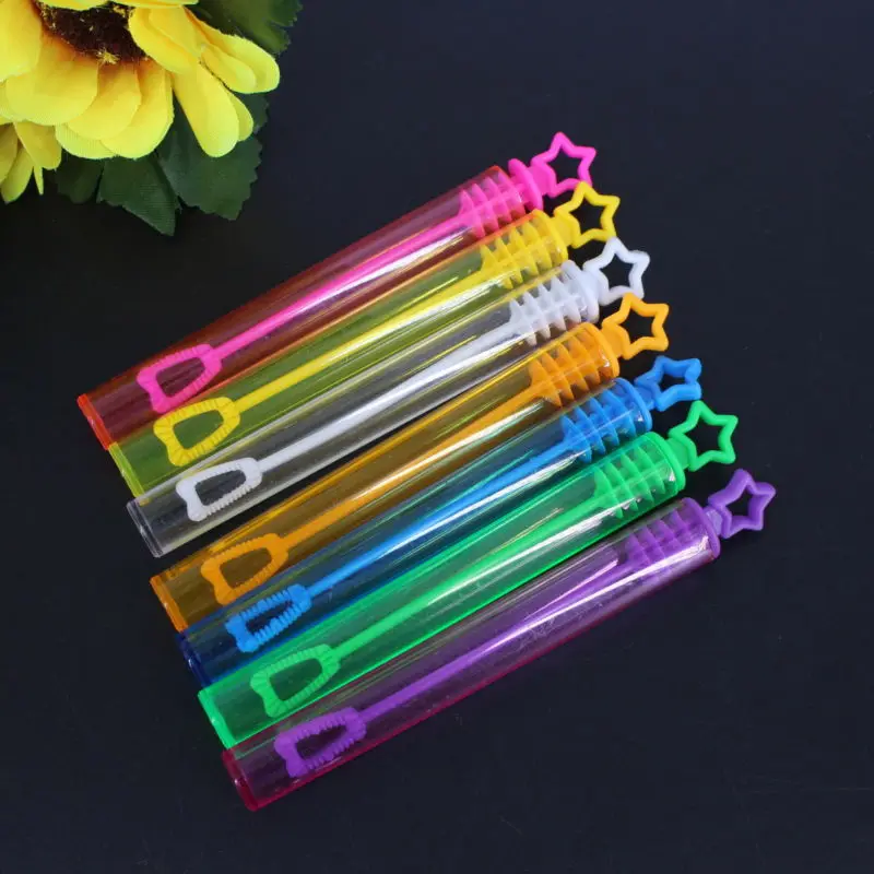 10pcs Colorful Kids Magic Bubble Wand Blower Stick Summer Outdoor Party Fun Toys 10pcs Colorful Kids Magic Bubble Wand Blower Stick Summer Outdoor Party Fun Toys
