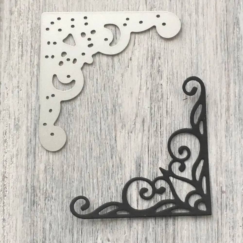 ArtScrap декоративные угловые металлические режущие штампы трафареты для