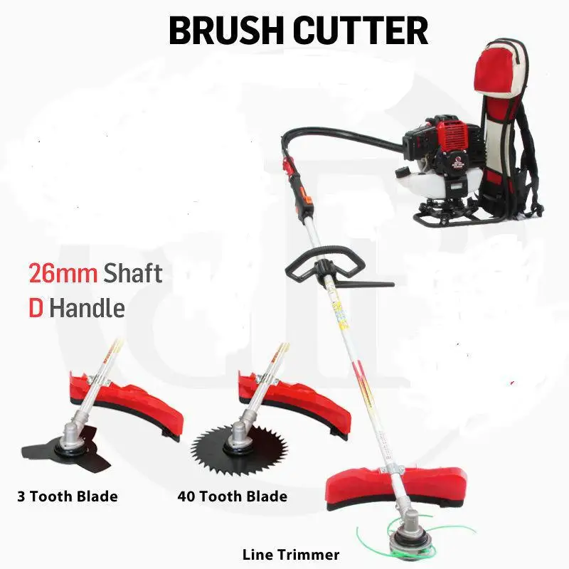 

52CC new comfortable Back-pack brush cutter,grass trimmer,whipper snipper