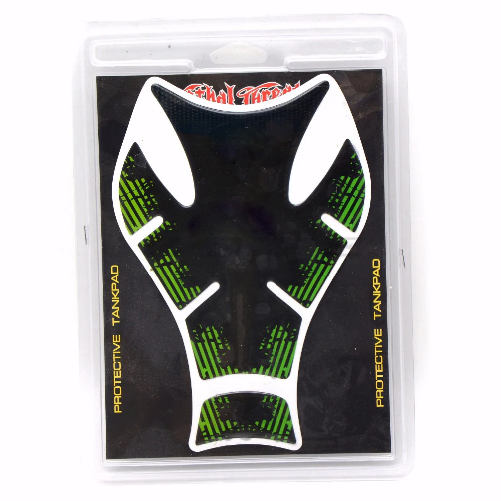 

Motorcycle Decal Gas Oil Fuel Tank Pad Protector Skull Racing Moto Sticker for kawasaki ninja 250 ninja 300 ninja 1000 ninja 650