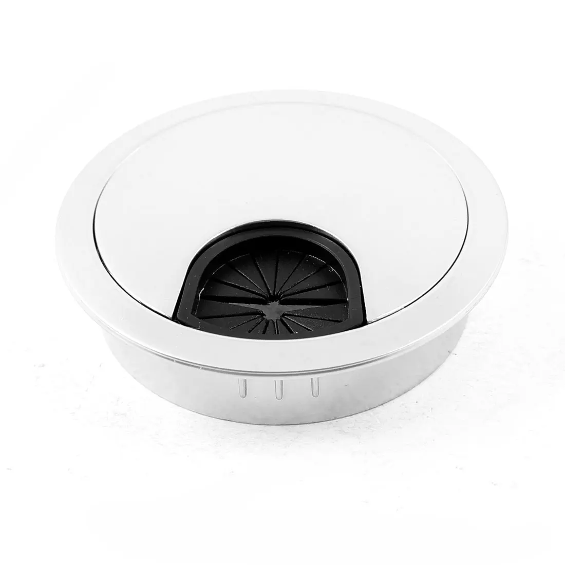 UXCELL Color 48Mm Dia Rounded Stainless Steel Desk Grommets Wire Cable Hole Covers silverin