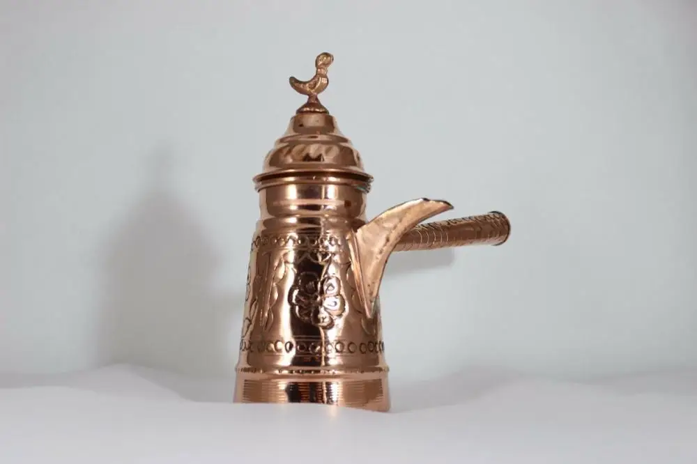 Специальный аутентичный турецкий Ручной Работы Медный горшок для заваривания кофе mыrra Cezve Jezve