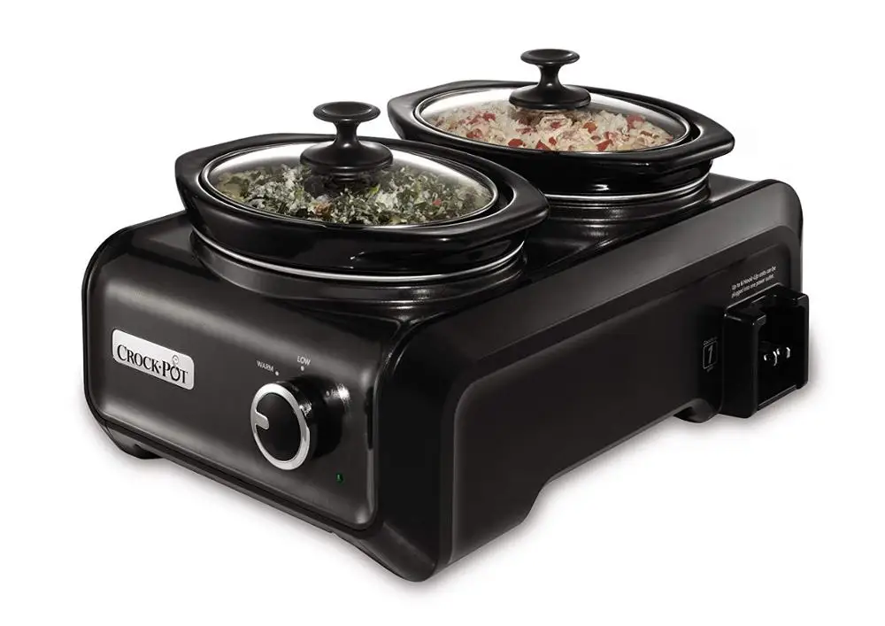 

SCCPMD1-CH Hook Up Connectable Entertaining System, Double Oval 1-quart, Metallic Charcoal