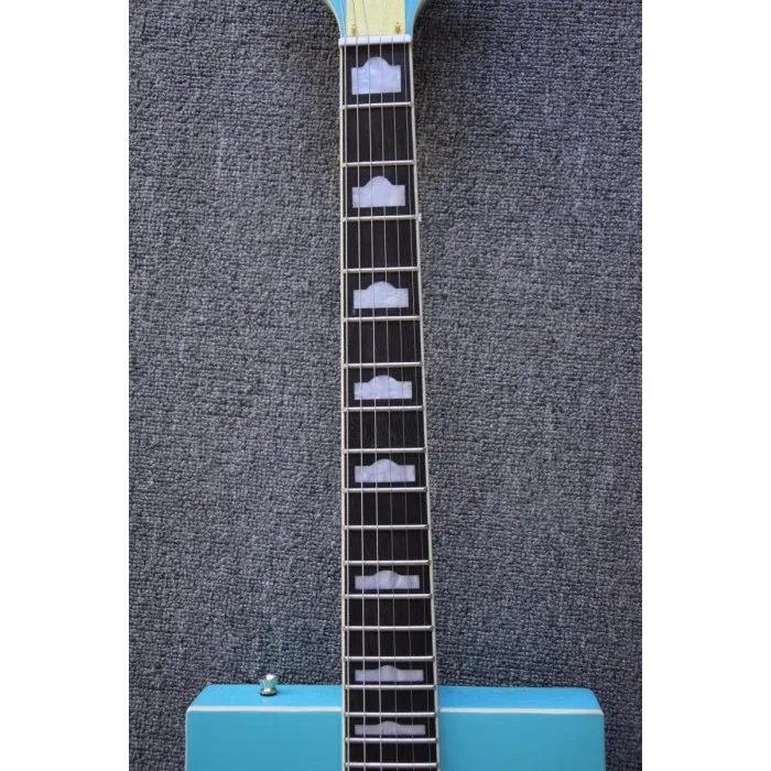 Китайская синяя Гитара s g5810 bo diddley электрогитара