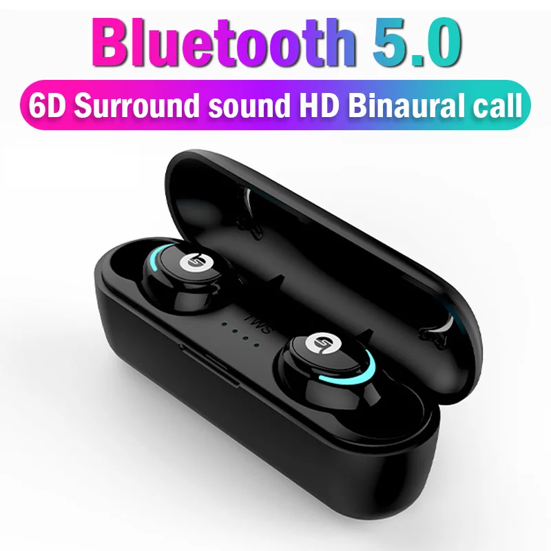 

Bluetooth 5.0 Wireless Earphone TWS In Ear Headphones Handsfree Earphones Headphone Sport Earbuds Headset For Phone With Mic
