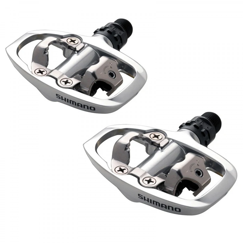 SHIMANO SPD PD A520 Pedais Pedais de Bicicleta de Estrada Touring Com