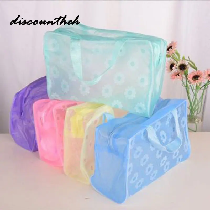 

Casual Travel Waterproof Toiletry Wash Bathing Storage bags Plastic Transparent Organizer bags Cosmetic Bags