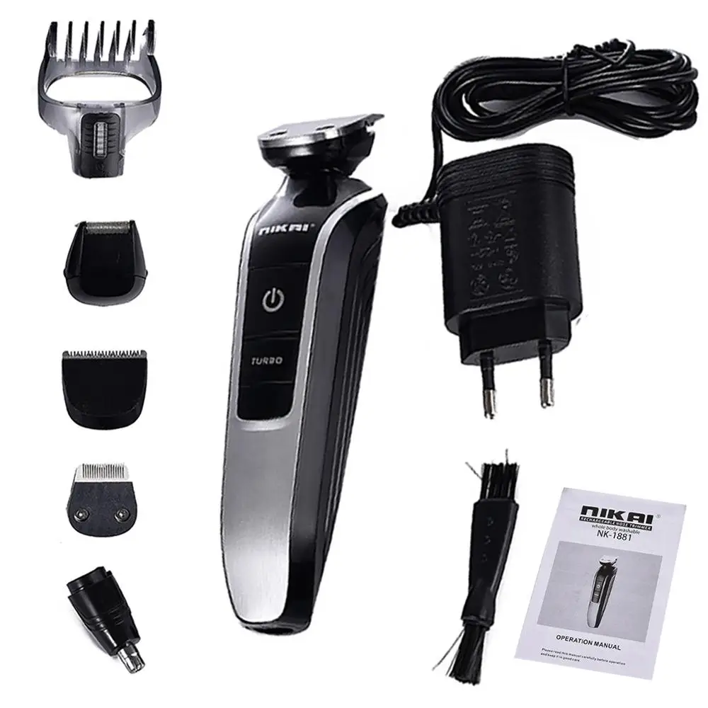 

5 in1 washable grooming kit hair trimmer beard Shaver hair clipper for men hair cutter groomer electric hair cutting machine