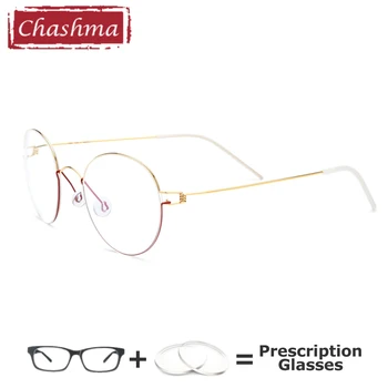 

Light Women Round Eyewear Optical Glasses Frame Vintage Retro Spectacle for Men anti Blue Ray Computer Screen Working Lens