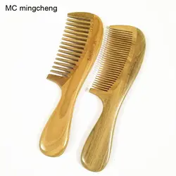 MC Фирменная косметическая пудра основа под 20x5 см инструменты для ухода за волосами ручной работы деревянные сандалового широкий зуб