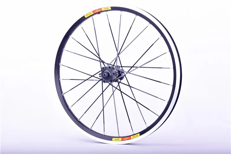 Perfect 20inch RUJIXU *1-3/8 V /disc Brake Front 2 Rear 4 Bearing Ultra Smooth light 451/406 wheel wheels For BXM folding bike Rim Rims 3