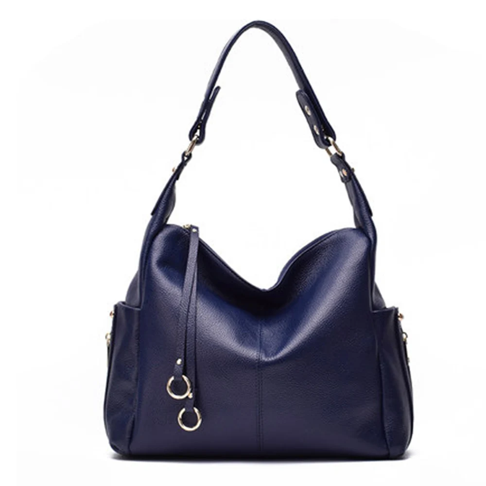 

Women Litchi pattern Real Leather Tote Bag New Leisure Large Top-handle Bags Lady Casual Crossbody Shoulder Handbag